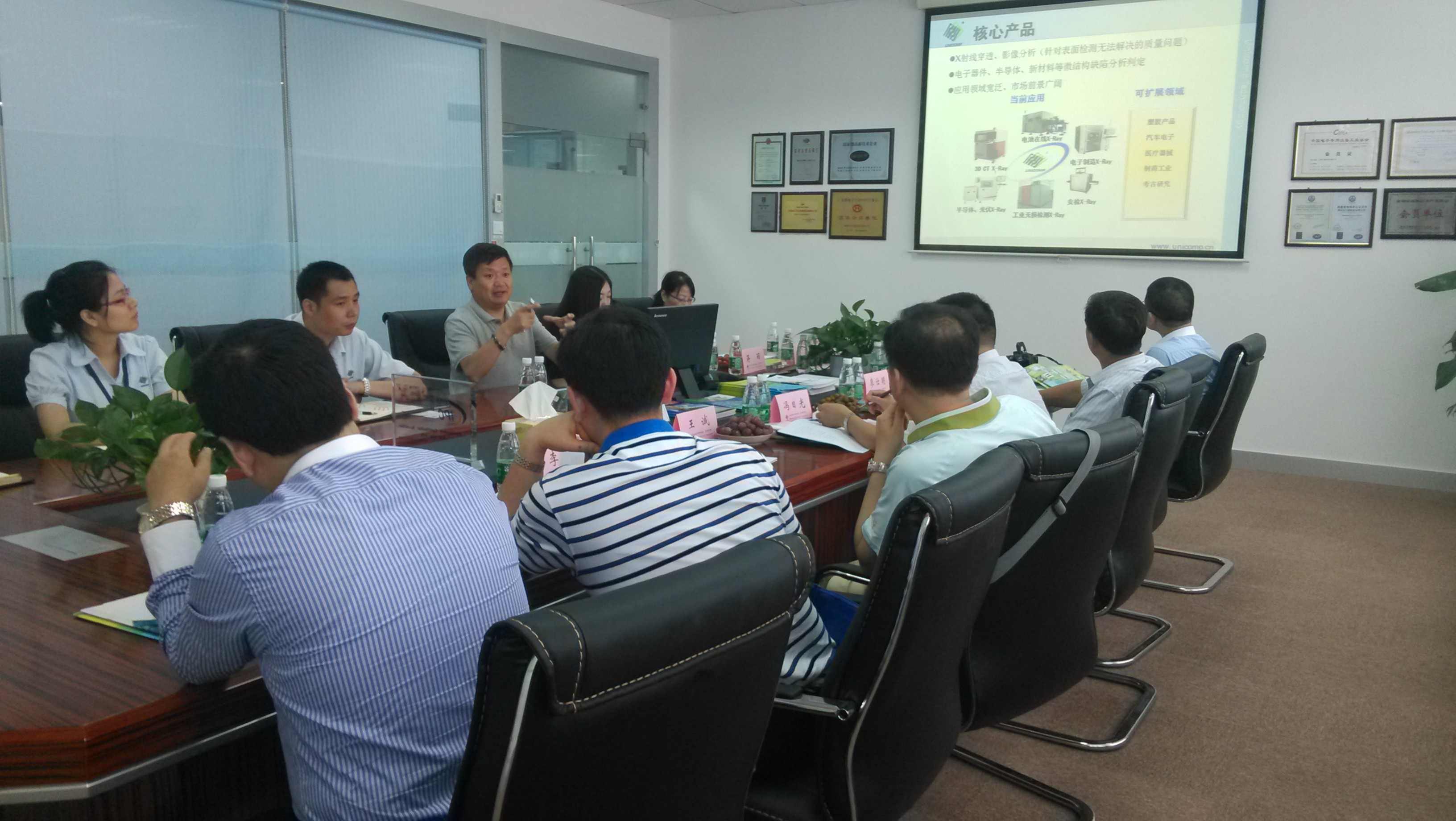 今年会科技迎接 “院士专家企业工作站”建站考察团
